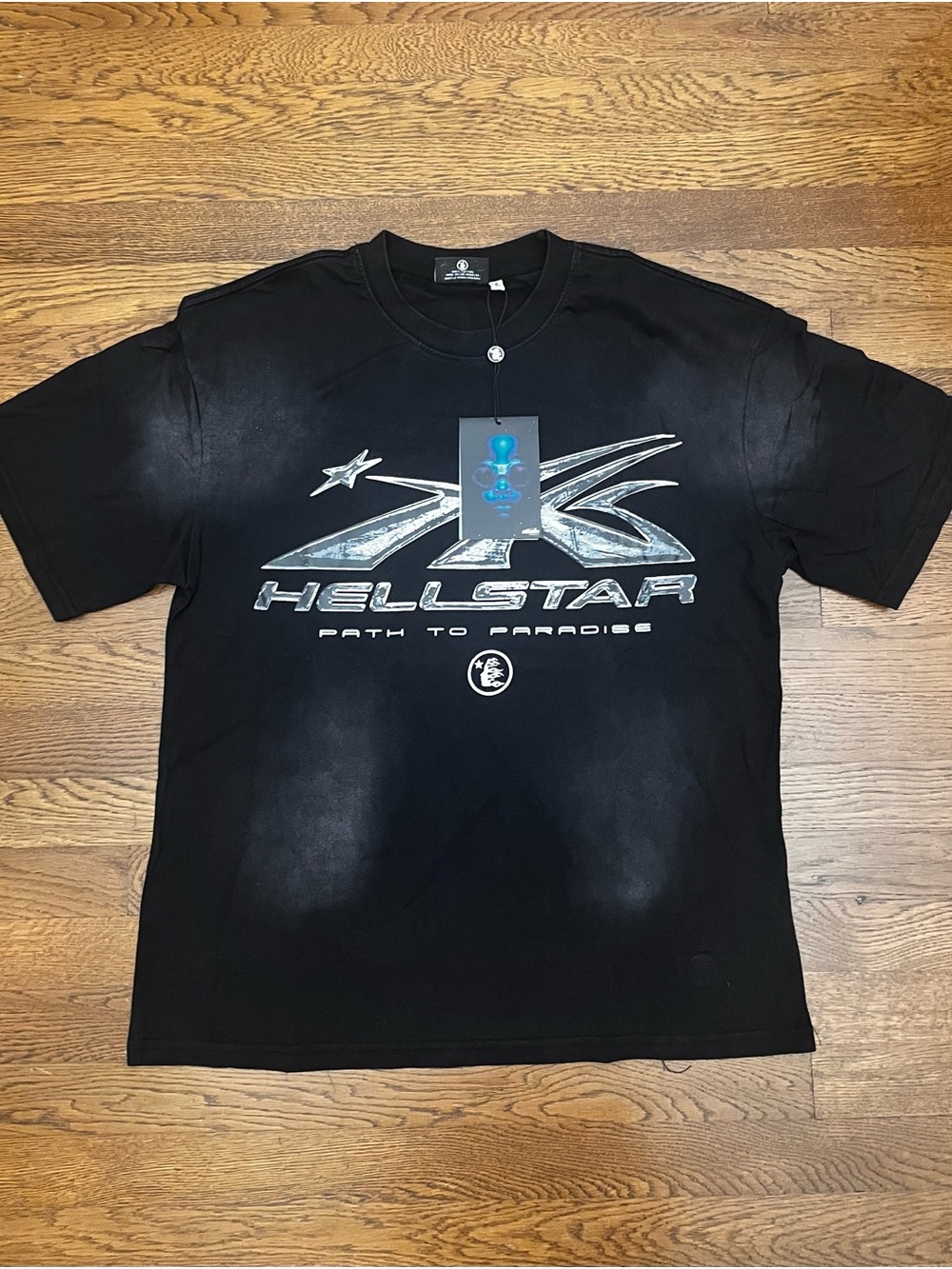 Hellstar 'Path to Paradise' Black Graphic Short-Sleeve Tee